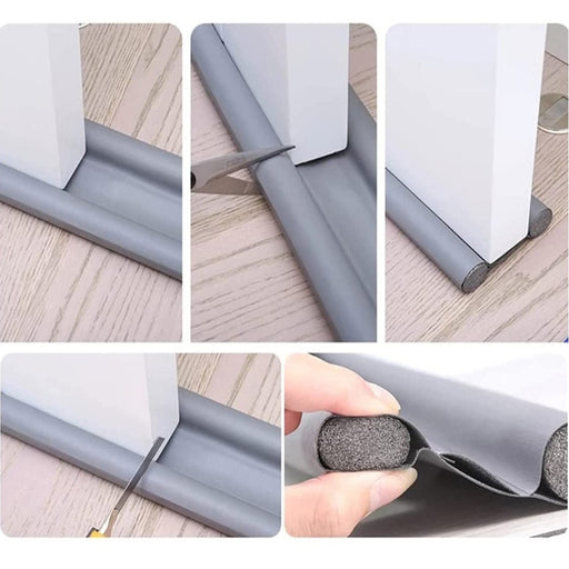 Silicone Rubber Door Bottom Guard | Silicone Rubber Excluder Stopper - - Big House Home