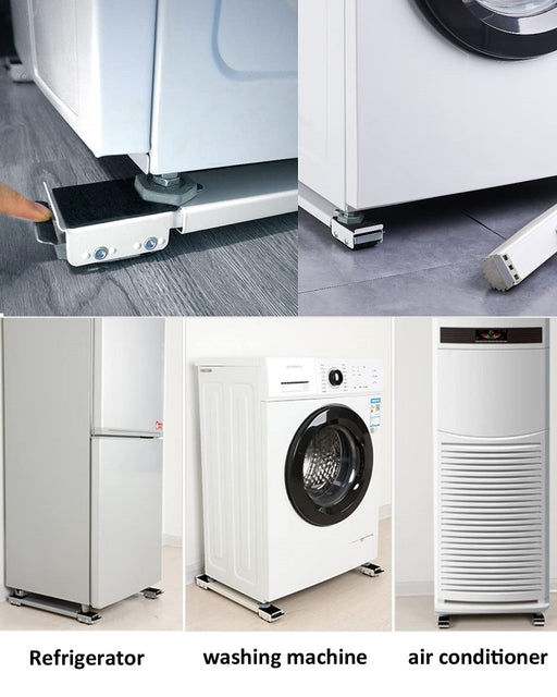 Washing Machine Stand Refrigerator Raised Base Dryer Holder Home Appliance Mobile Shelf Organizer Bathroom Kitchen Accessories - Big House Home