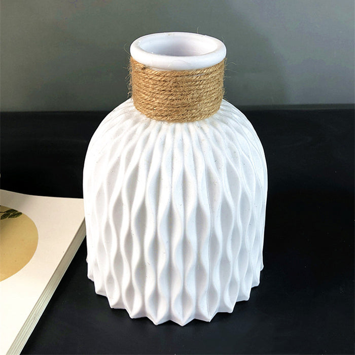 Modern Flower Vase Imitation Ceramic Flower Pot Decoration Home - Big House Home