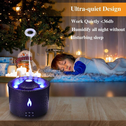 REUP Volcanic Flame Aroma Diffuser Essential Oil 360ml Portable Air - Big House Home