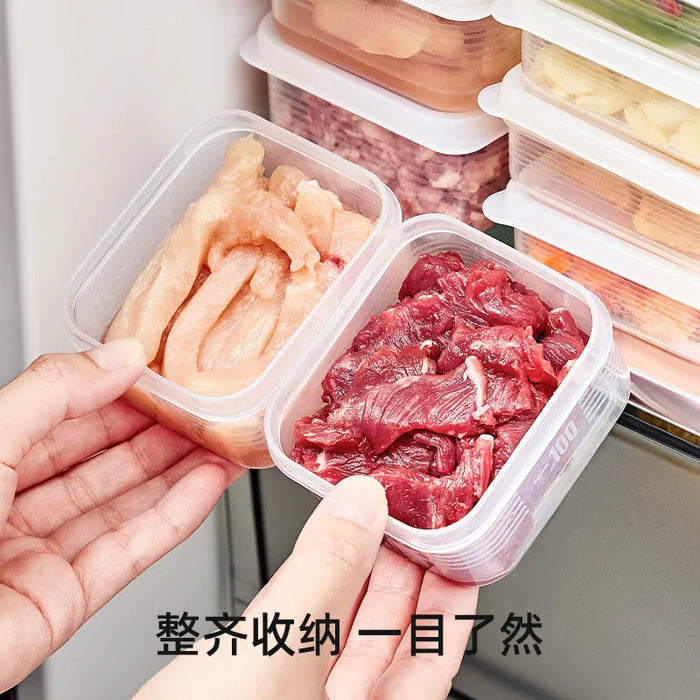 1-20PCS Food Container Freezer Frozen Meat Compartment Box Frozen Food Grade Storage Box Small Preservation Box Dividing Box - Big House Home