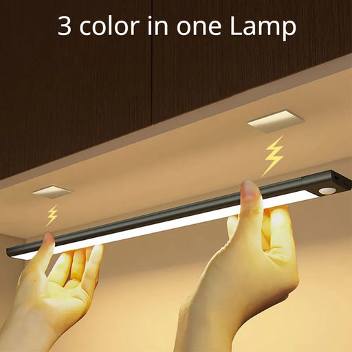 Motion Sensor Light Wireless LED Night Light USB Rechargeable Night Lamp Cabinet Wardrobe Lamp Under Backlight For Kitchen led - Big House Home