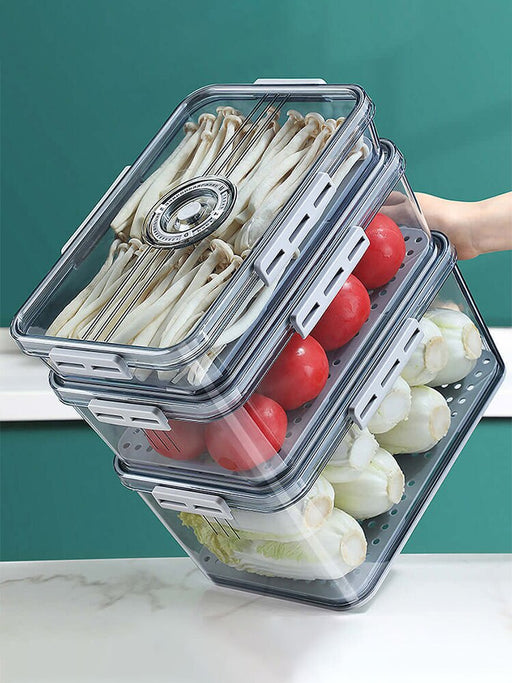 Joybos Food Storage Containers Kitchen Separate Refrigerator Freezer Seal Bin for Vegetable Fruit Meat Fresh Box Organizer Home - Big House Home