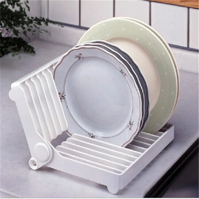 Creative Dish Plate Drain Rack Kitchen Tableware Drying Storage Tray Holder Multifunctional Cup Dish Storage Rack Home Appliance - Big House Home