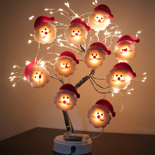 Snowman Christmas LED Garland String Light Merry Christmas Decorations For Home 2023 Cristmas Tree Ornament Xmas Navidad Gifts - Big House Home