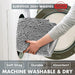 Chenille Absorbent Soft Plush Bath Mat Machine Washable Non slip Bathroom Carpet Suitable for Bathtubs and Showers - Big House Home