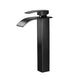 Bakicth Waterfall Basin Sink Faucet Black Faucets Brass Bath Faucets Hot&Cold Water Mixer Vanity Tap Deck Mounted Washbasin Taps - Big House Home