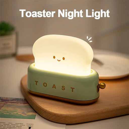 Cartoon Baby Nightlights Decoration Bedroom Night Lamp Rechargeable Led Lights For Room Cute Toaster Birthday Child Teacher Gift - Big House Home